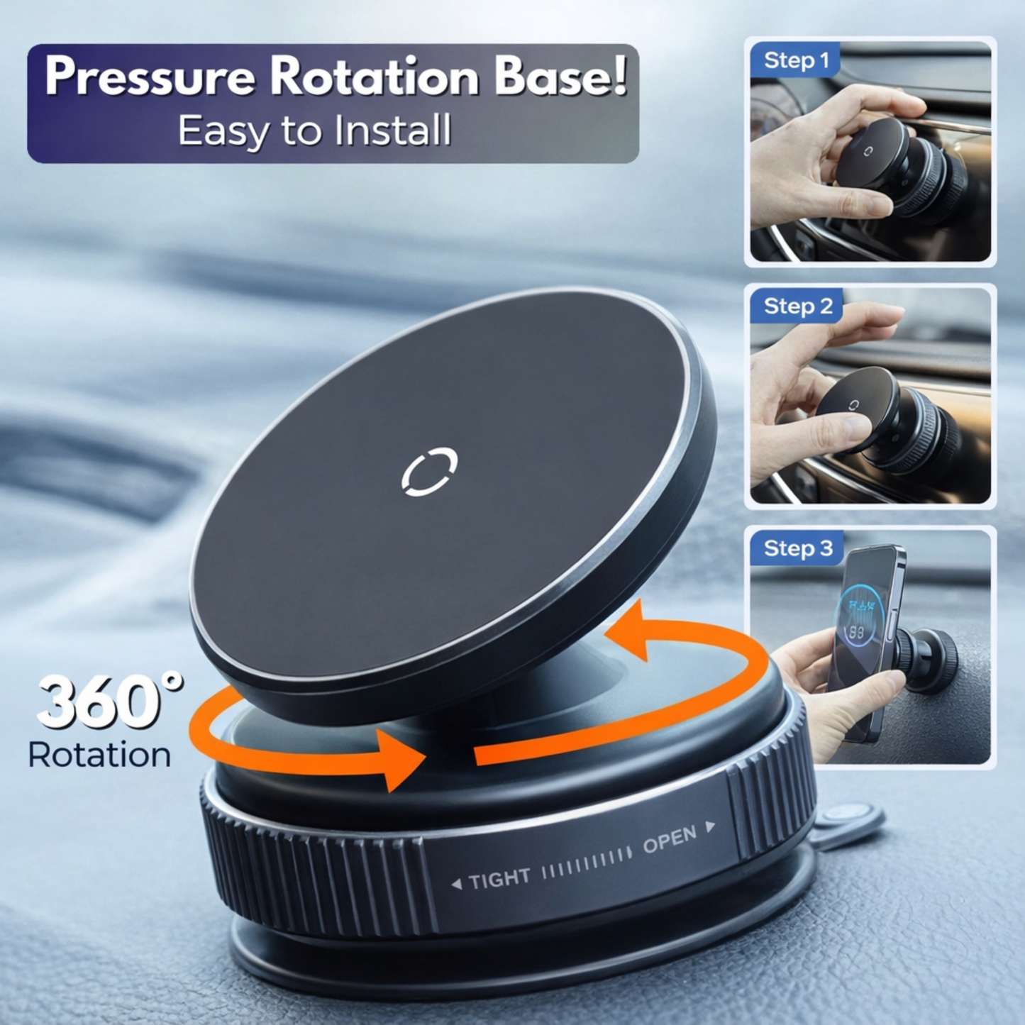 Magnetic Mount with Maximum Stability