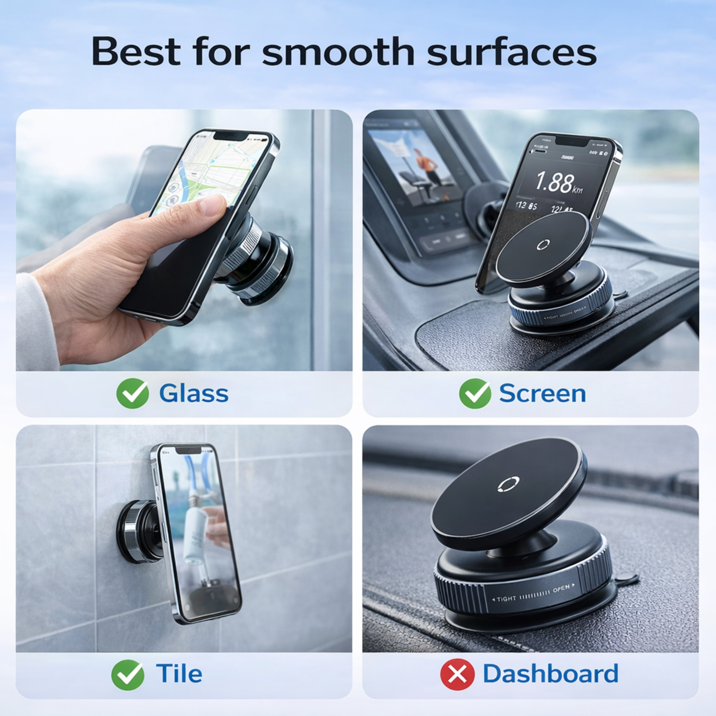 Magnetic Mount with Maximum Stability