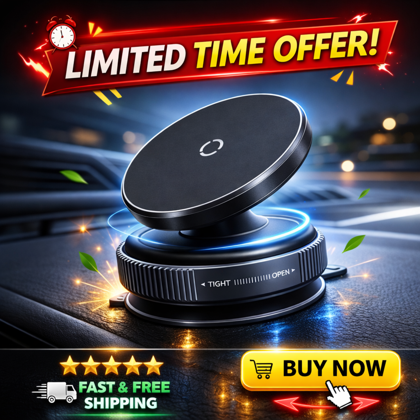 Magnetic Mount with Maximum Stability