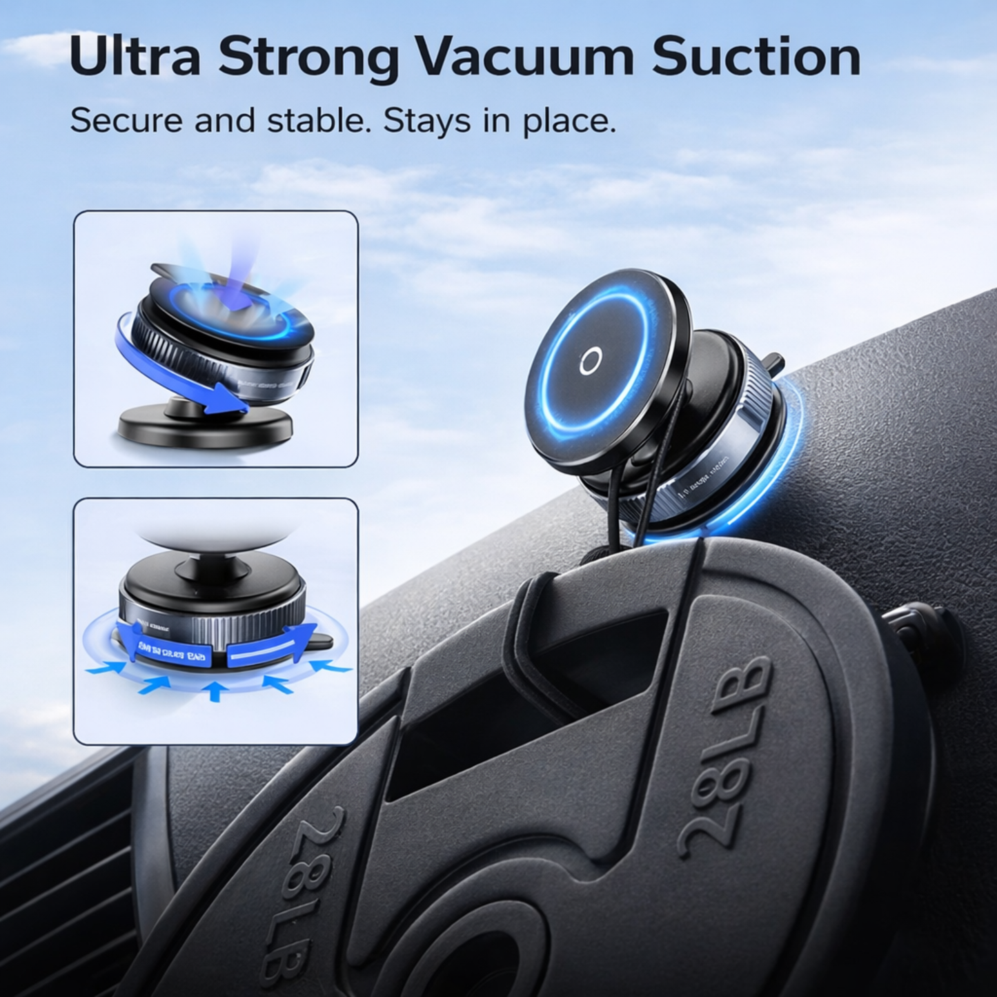 Magnetic Mount with Maximum Stability