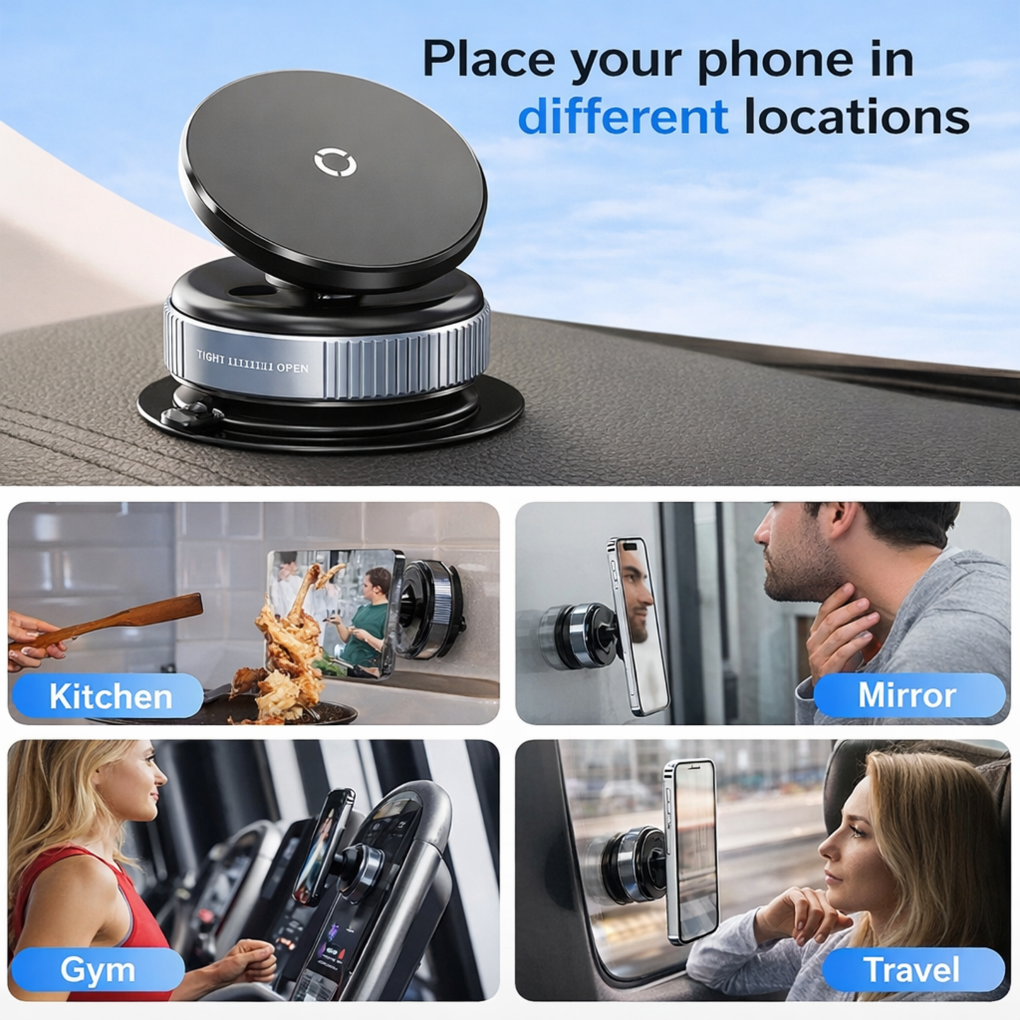 Magnetic Mount with Maximum Stability